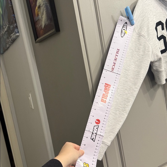 Garage Light Gray crop Hoodie - Picture 4 of 6